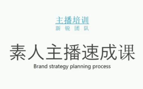 素人主播两天养成计划,月销千万的直播间脚本手把手教学落地-阿戒项目库