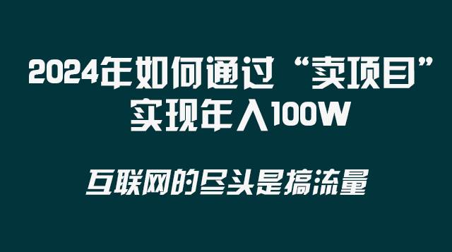 2024年如何通过“卖项目”实现年入100W-阿戒项目库