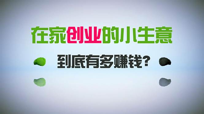 在家创业，日引300+创业粉，一年收入30万，闷声发财的小生意，比打工强-阿戒项目库
