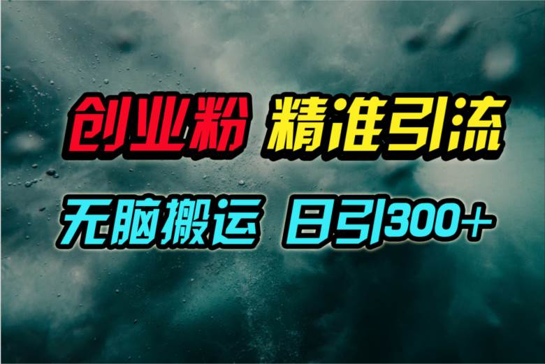 视频号纯搬运日引300+创业粉教程！-阿戒项目库